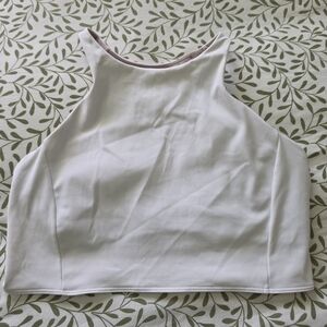 lululemon athletica White High-Neck Cropped Tank